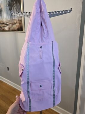 Hooded Dog Raincoat with Reflective Trim